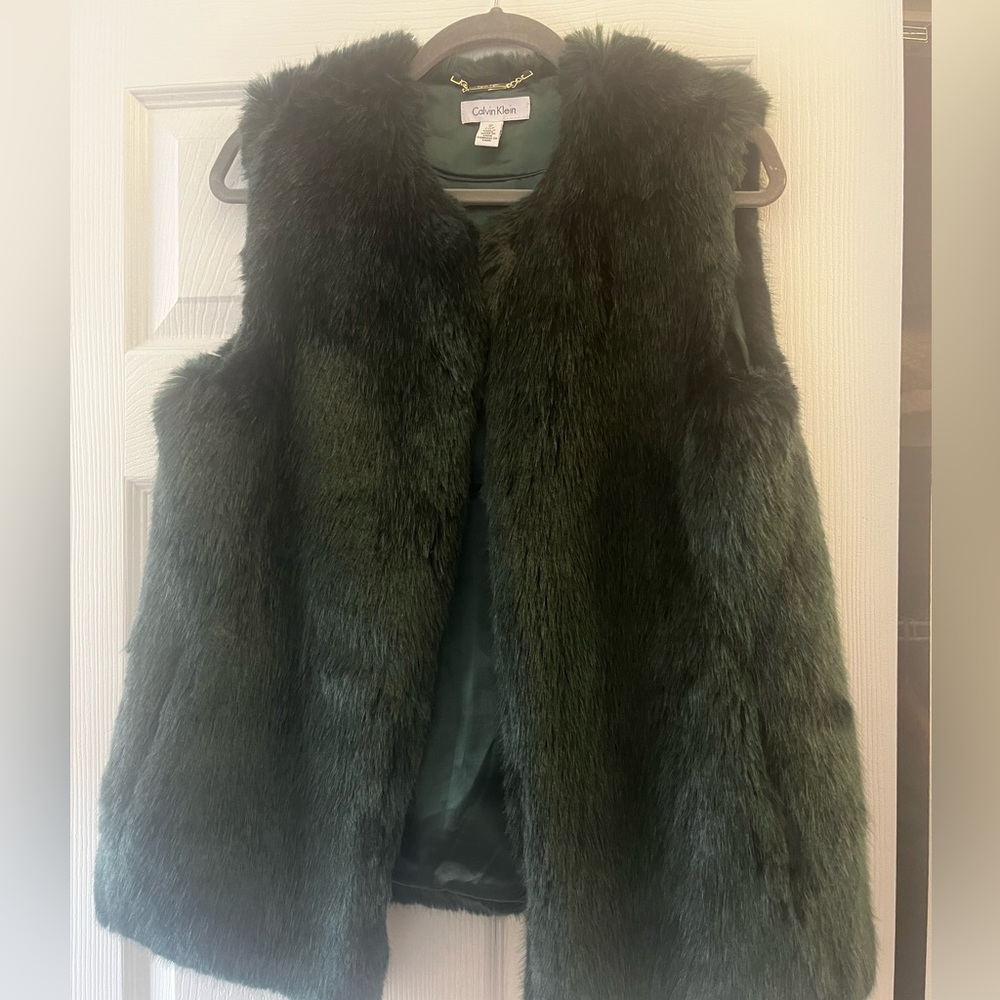 Calvin Klein Fur Vest